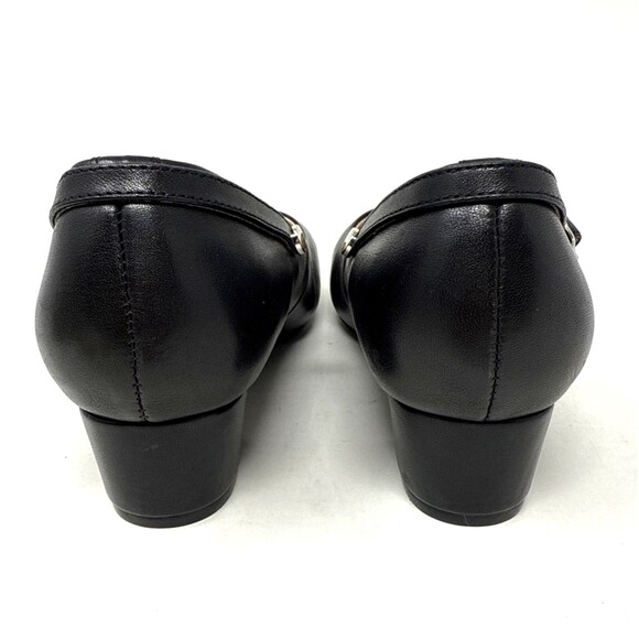 Propet Zuri Mary Jane Pumps Womens Sz 7.5 D Black Leather Comfort Adj. Strap NEW - Picture 6 of 16